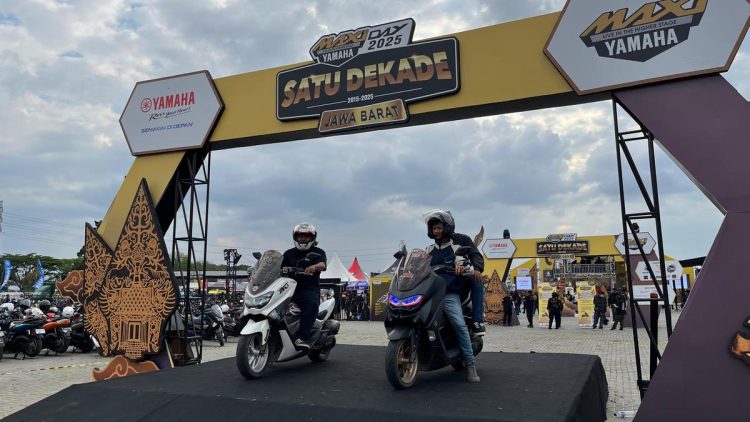 Hari MAXi Yamaha 2025 Berhasil Diselenggarakan, Ribuan Biker Rayakan Satu Dekade Skutik Premium
