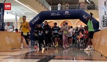 Lomba Lari Dubai Mallathon Menghadapi Cuaca Ekstrem di Dalam Mall
