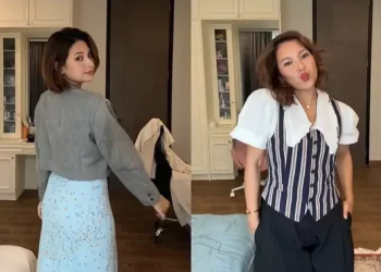 5 Potret Kamar Indah dengan Lemari Besar dan Lantai Motif Kayu yang Elegan