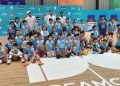 Pelatih Timnas Indonesia Latih 50 Pebasket Cilik di IBL