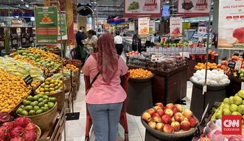 Diskon 20% Anggur Red Globe dan Muscat di Transmart Full Day Sale