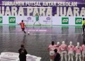 Tim Putri SMAN 2 Mojokerto Juara Nation Cup 2025, Kalahkan SMK Nusantara Lewat Adu Penalti