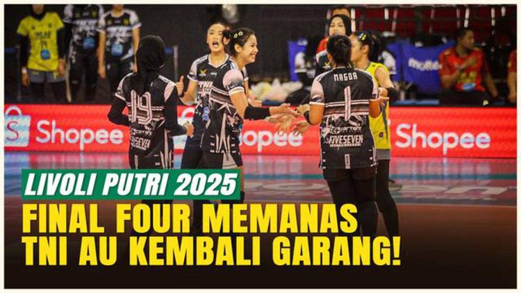 TNI AU Putri Menang atas Rajawali O2C di Final Four Livoli 2025 dengan Skor 3-1