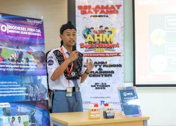 Biodiesel Limbah Ikan, Inovasi Siswa SMK Raih Juara AHM Best Student 2025