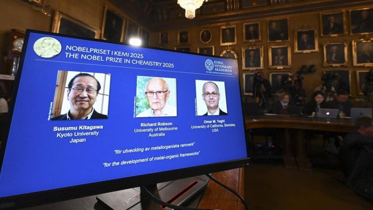 Kerangka Logam-Organik Bawa Tiga Ilmuwan Raih Nobel Kimia 2025