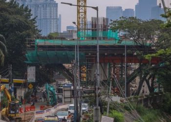 LRT Jakarta Fase 1B Velodrome ke Manggarai Selesai di Akhir Tahun Ini