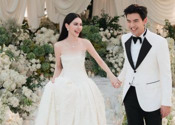 6 Potret Dekorasi Pernikahan Outdoor yang Memukau dari Davika Hoorne dan Ter Chantavit