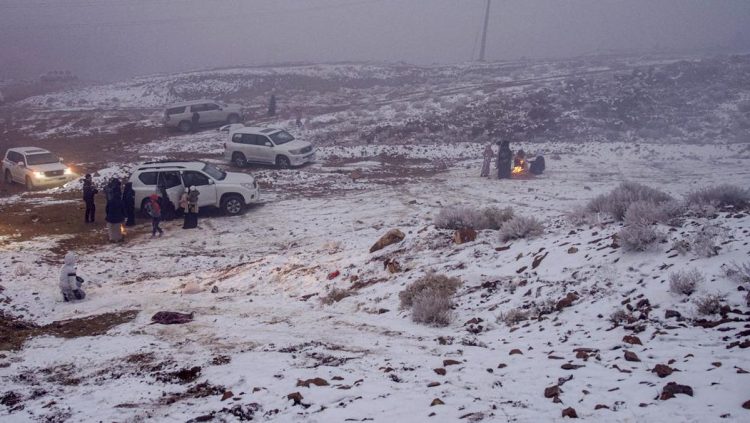 Pakar Menjelaskan Tentang Salju di Arab Saudi