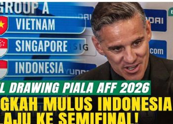 Hasil Undian Piala AFF 2026: Timnas Indonesia Bergabung di Grup A
